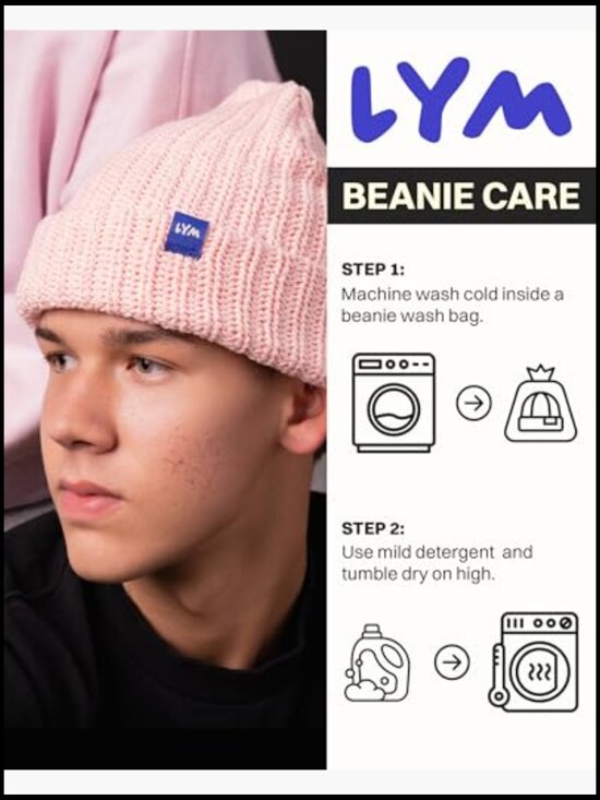 Soft Cotton Knit Beanie - Versatile Lightweight Unisex Hat